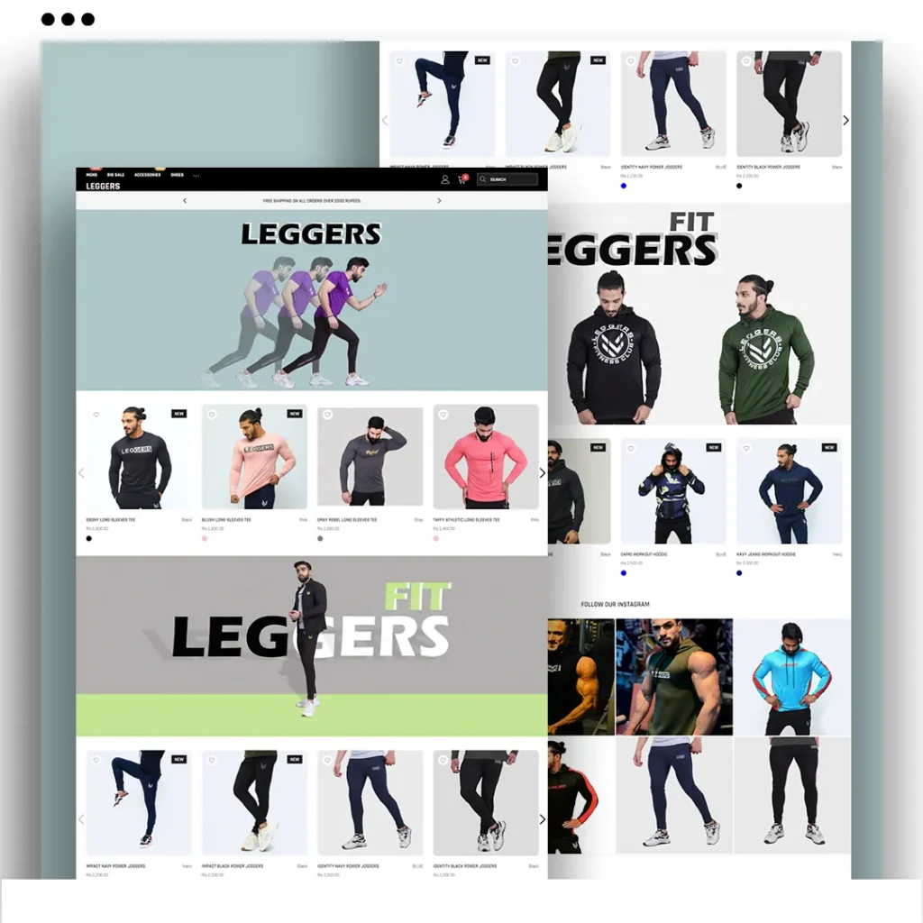 Leggers | Shopify Website